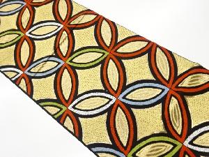 リサイクル　七宝模様織出し袋帯